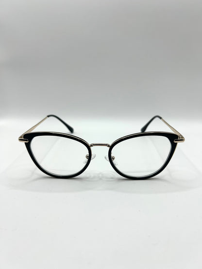 Glamour Zwart/Gouden Bril